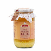Pure Natural Gir Bilona A2 Cow Ghee By Indicow | Rich In Vitamins A, E Healthy Desi Cow Ghee Good For Diet | (1 Litr) 33.8 Ounce | Jar Pack